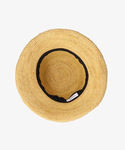 OVERRIDE（オーバーライド）の「OVERRIDE RAFFIA KOMA PLAIN SAILOUR（ハット・レディース・ブラウン/ナチュラル・M/57.5cm）」の7枚目の写真