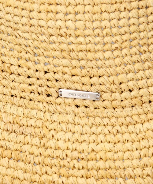 OVERRIDE（オーバーライド）の「OVERRIDE RAFFIA KOMA PLAIN SAILOUR（ハット・レディース・ブラウン/ナチュラル・M/57.5cm）」の4枚目の写真