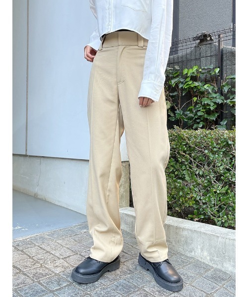 ENVYM（アンビー）の「カッティングツイルルーズＰＴ（その他パンツ・レディース・ブラック/ベージュ・S/M）」の19枚目の写真