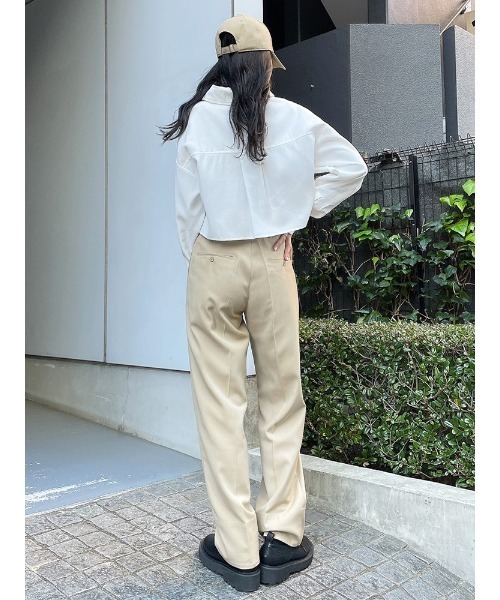 ENVYM（アンビー）の「カッティングツイルルーズＰＴ（その他パンツ・レディース・ブラック/ベージュ・S/M）」の3枚目の写真