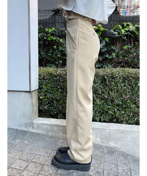 ENVYM（アンビー）の「カッティングツイルルーズＰＴ（その他パンツ・レディース・ブラック/ベージュ・S/M）」の5枚目の写真