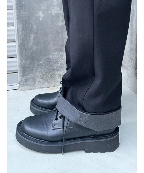 ENVYM（アンビー）の「カッティングツイルルーズＰＴ（その他パンツ・レディース・ブラック/ベージュ・S/M）」の9枚目の写真