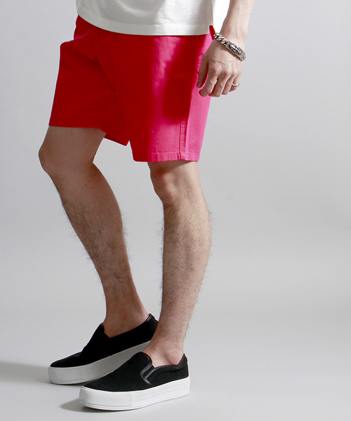 WEGO（ウィゴー）の「WEGO/カラーショーツ（その他パンツ・メンズ・ホワイト/ブラック/ベージュ/グリーン/ネイビー/ロイヤルブルー/イエロー/ピンク/レッド/カーキ/オレンジ・MEDIUM/SMALL/LARGE/X-LARGE）」の9枚目の写真