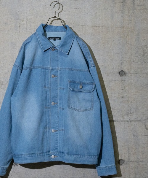 JOHN'S CLOSET(ジョンズクローゼット)の「【13】ファーストデニムジャケット(デニムジャケット・メンズ・ワンウォッシュ/キナリ/インディゴブルー・LARGE/MEDIUM)」の3枚目の写真