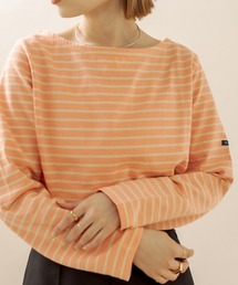 [mline] ﾎﾞｰﾀﾞｰ背中開きﾄｯﾌﾟｽ