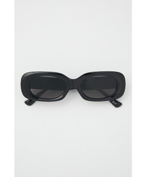 SLY（スライ）の「KARLA SLIM SQUARE EYEWEAR スリム スクエア アイウェア（サングラス・レディース・マルチ/ブラック・FREE）」の2枚目の写真