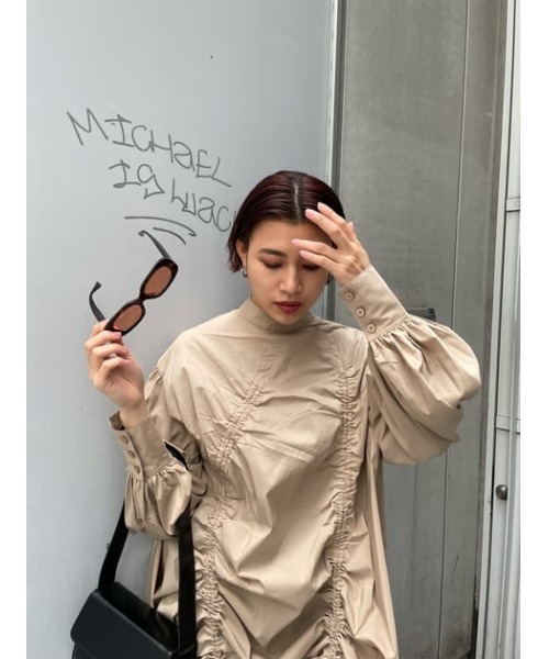 SLY（スライ）の「KARLA SLIM SQUARE EYEWEAR スリム スクエア アイウェア（サングラス・レディース・マルチ/ブラック・FREE）」の18枚目の写真