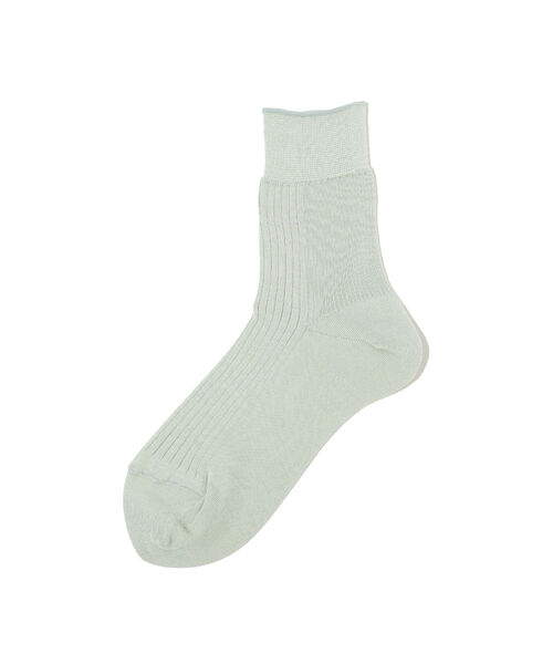 BEAMS LIGHTS（ビームスライツ）の「BEAMS LIGHTS / イレギュラー リブ ソックス（ソックス/靴下・レディース・ミント/オフホワイト/ベージュ/ピンク・ONE SIZE）」の3枚目の写真