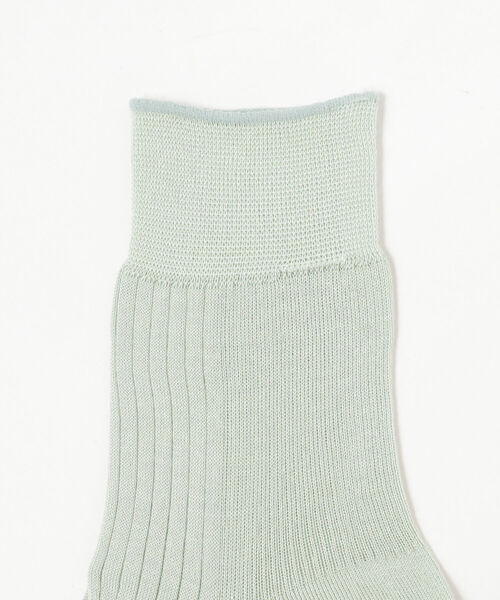 BEAMS LIGHTS（ビームスライツ）の「BEAMS LIGHTS / イレギュラー リブ ソックス（ソックス/靴下・レディース・ミント/オフホワイト/ベージュ/ピンク・ONE SIZE）」の5枚目の写真