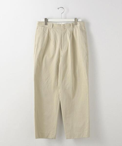 Steven Alan（スティーブンアラン）の「＜YAECA＞ CHINO PANTS TUCK TAPERED/パンツ（チノパンツ・メンズ・ベージュ/ネイビー/オフホワイト・34inch/32inch/30inch）」の2枚目の写真