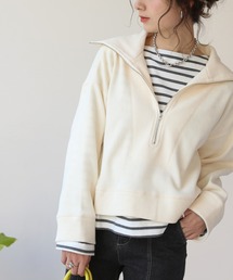 frames RAY CASSIN | WEB限定 ハーフジップセーラーカラーカットソー(Tシャツ/カットソー)