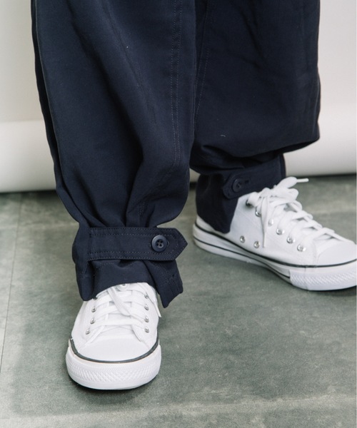 refinedworks（リファインドワークス）の「RTツイル裾タブパンツ（その他パンツ・レディース・ネイビー/ベージュ/カーキ・FREE）」の10枚目の写真