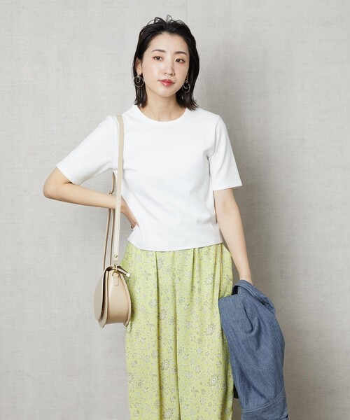 FREAK'S STORE（フリークスストア）の「▽【WEB限定】フラワープリントイージーパンツ（その他パンツ・レディース・ブラック/イエロー/ブルー・SMALL/MEDIUM）」の8枚目の写真