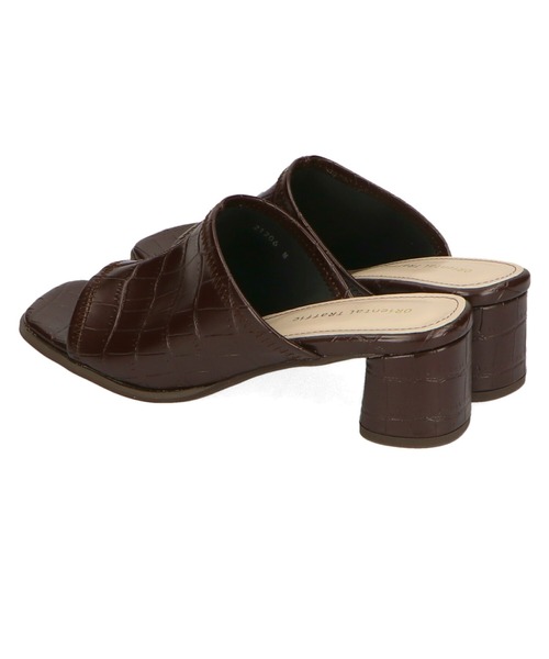 ORiental TRaffic(オリエンタルトラフィック)の「変形ヒールストレッチミュールサンダル/21206(サンダル・レディース・ブラック/ブラウン/ピンク/ホワイト・S/M/L/LL/3L/SS)」の17枚目の写真