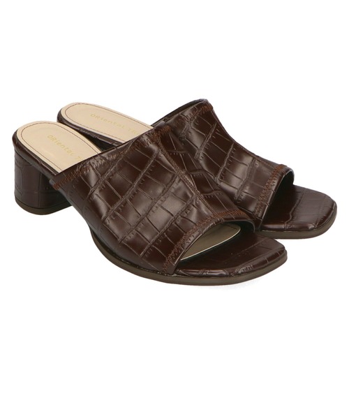 ORiental TRaffic(オリエンタルトラフィック)の「変形ヒールストレッチミュールサンダル/21206(サンダル・レディース・ブラック/ブラウン/ピンク/ホワイト・S/M/L/LL/3L/SS)」の20枚目の写真