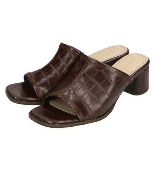 ORiental TRaffic(オリエンタルトラフィック)の「変形ヒールストレッチミュールサンダル/21206(サンダル・レディース・ブラック/ブラウン/ピンク/ホワイト・S/M/L/LL/3L/SS)」の21枚目の写真