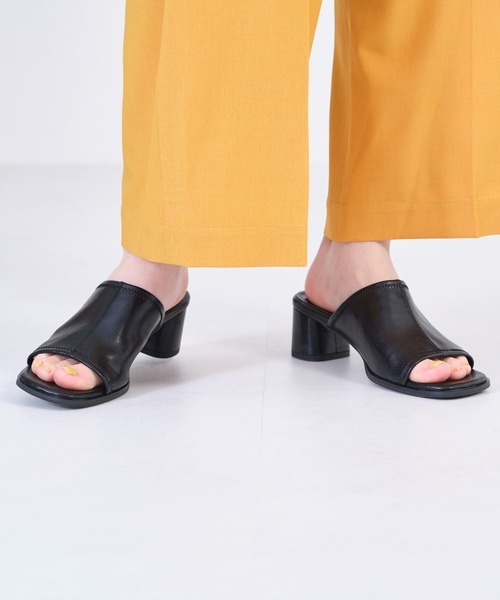 ORiental TRaffic(オリエンタルトラフィック)の「変形ヒールストレッチミュールサンダル/21206(サンダル・レディース・ブラック/ブラウン/ピンク/ホワイト・S/M/L/LL/3L/SS)」の9枚目の写真