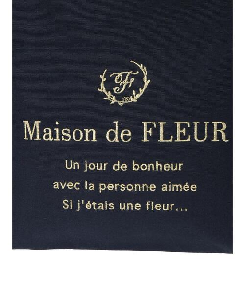 Maison de FLEUR(メゾンドフルール)の「サイドポケットMトートバッグ(トートバッグ・レディース・ブラック/ネイビー・FREE)」の11枚目の写真