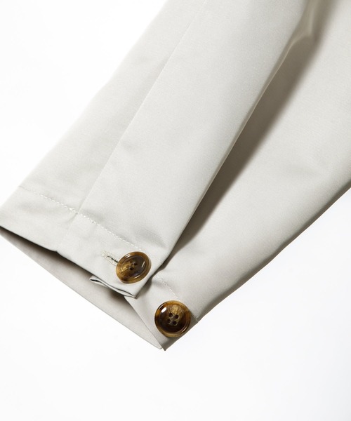 AS KNOW AS PINKY（アズノゥアズピンキー）の「ばさ重ねステンカラーコート（ステンカラーコート・レディース・ピンク/イエロー/ブルーグレー/ライトベージュ・FREE）」の13枚目の写真