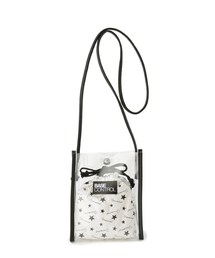 BASECONTROL | スターグラフィック巾着付き クリアショルダーバッグ(ショルダーバッグ)