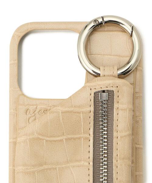 ajew（エジュー）の「ajew/エジュー/【ひも付き】クロコ iPhone13Pro（スマホケース/カバー・メンズ・ブラック/ベージュ/ネイビー/ブラウン/グリーン/ピンク・FREE/F）」の19枚目の写真