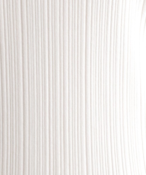 Andemiu（アンデミュウ）の「テレコタンク272897（タンクトップ・レディース・オフホワイト/ブラック/グレー・FREE）」の7枚目の写真