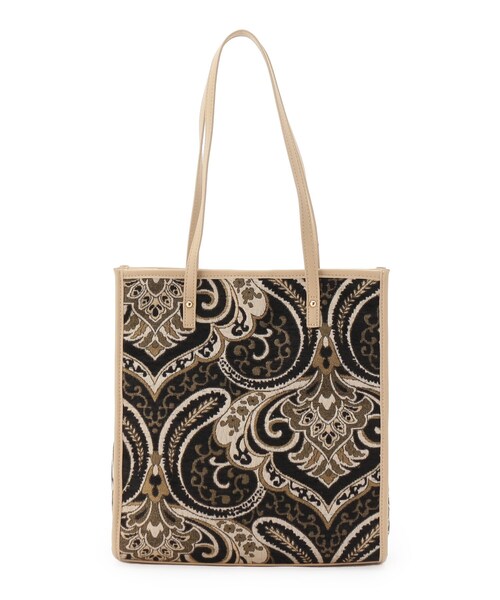 Ober Tashe(オーバータッシェ)の「パイピングA4トート(トートバッグ・レディース・ブラック系5/ブラック系8/ブラウン系6/ベージュ系8/ライトグリーン系・FREE)」の8枚目の写真