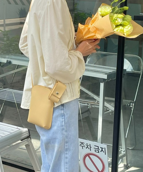 sakishimatokyo（サキシマトーキョー）の「カラーポシェット（ショルダーバッグ・レディース・ホワイト/ブラック/イエロー/アイボリー/ブルー・FREE）」の6枚目の写真