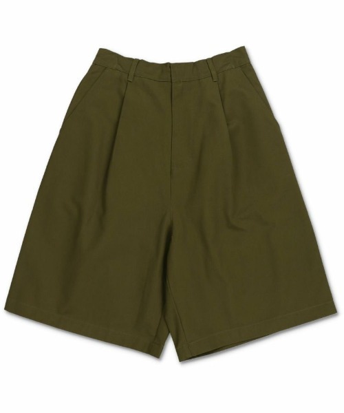 SPINNS（スピンズ）の「TWL素材 カラーハーフパンツ（その他パンツ・レディース・ブラック/ベージュ/ブルー/レッド/キャメル/オリーブ/オフホワイト・ONESIZE）」の13枚目の写真