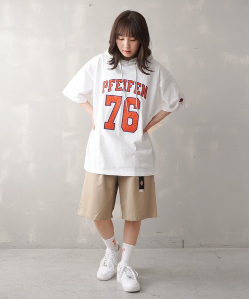 SPINNS（スピンズ）の「TWL素材 カラーハーフパンツ（その他パンツ・レディース・ブラック/ベージュ/ブルー/レッド/キャメル/オリーブ/オフホワイト・ONESIZE）」の9枚目の写真