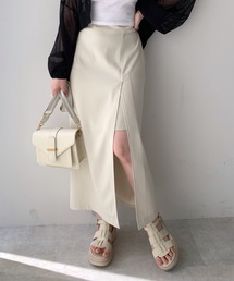 OLIVE des OLIVE | レースアップタイトスリットロングスカート(スカート)