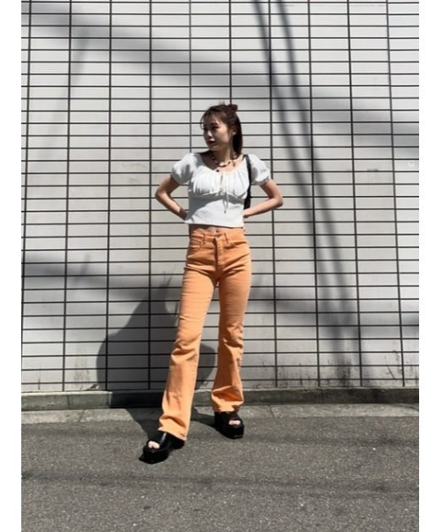 LAGUA GEM（ラグアジェム）の「FIORI FLARE DENIM（デニムパンツ