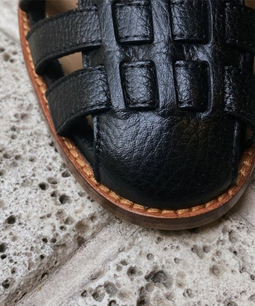 PASCUCCI パスクッチ グルカサンダル 38 ブラック 中古・古着通販】PASCUCCI (パスクッチ) グルカサンダル ブラック