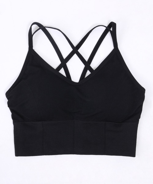 WC（ダブル シー）の「クロスデザインキャミ（キャミソール・レディース・ブラック/ホワイト・FREE）」の5枚目の写真
