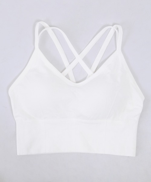 WC（ダブル シー）の「クロスデザインキャミ（キャミソール・レディース・ブラック/ホワイト・FREE）」の6枚目の写真