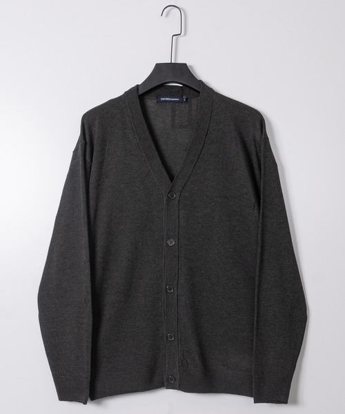 JOHN'S CLOSET（ジョンズクローゼット）の「【50】セミルーズシルエットカーディガン（カーディガン/ボレロ・メンズ・ベージュ/ブラック/グレー/グリーン/レッド/ネイビー/ブルー/チャコールグレー・LARGE/MEDIUM/X-LARGE）」の3枚目の写真