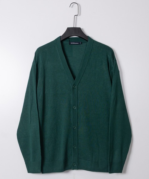 JOHN'S CLOSET（ジョンズクローゼット）の「【50】セミルーズシルエットカーディガン（カーディガン/ボレロ・メンズ・ベージュ/ブラック/グレー/グリーン/レッド/ネイビー・LARGE/MEDIUM/X-LARGE）」の4枚目の写真