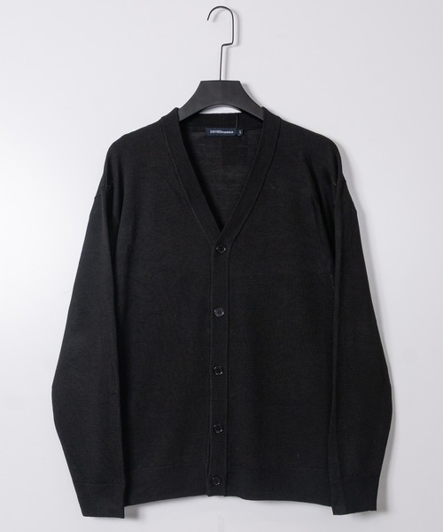 JOHN'S CLOSET（ジョンズクローゼット）の「【50】セミルーズシルエットカーディガン（カーディガン/ボレロ・メンズ・ベージュ/ブラック/グレー/グリーン/レッド/ネイビー・LARGE/MEDIUM/X-LARGE）」の2枚目の写真