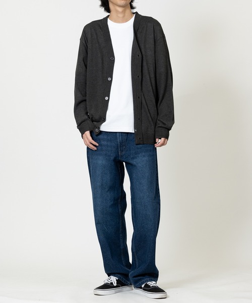 JOHN'S CLOSET（ジョンズクローゼット）の「【50】セミルーズシルエットカーディガン（カーディガン/ボレロ・メンズ・ベージュ/ブラック/グレー/グリーン/レッド/ネイビー/ブルー/チャコールグレー・LARGE/MEDIUM/X-LARGE）」の18枚目の写真