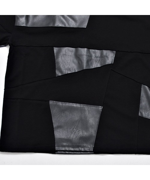 CIVARIZE(シヴァーライズ)の「『CIVARIZE/シヴァーライズ』PUレザー切り替えパッチワークショルダーZIPTシャツ(Tシャツ/カットソー・メンズ・ホワイト/ブラック・FREE)」の20枚目の写真