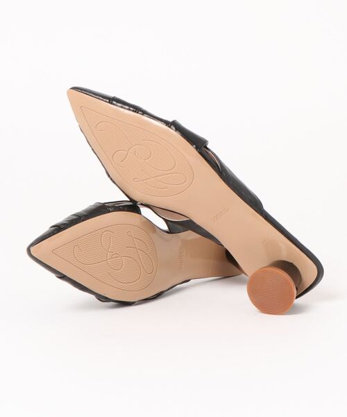 STYLEBLOCK(スタイルブロック)の「編み込み風デザインミュール(サンダル・レディース・ベージュ系その他/イエロー/ベージュ/ブラック/レッド/グリーン・38/35/39/36/37/34/40)」の14枚目の写真