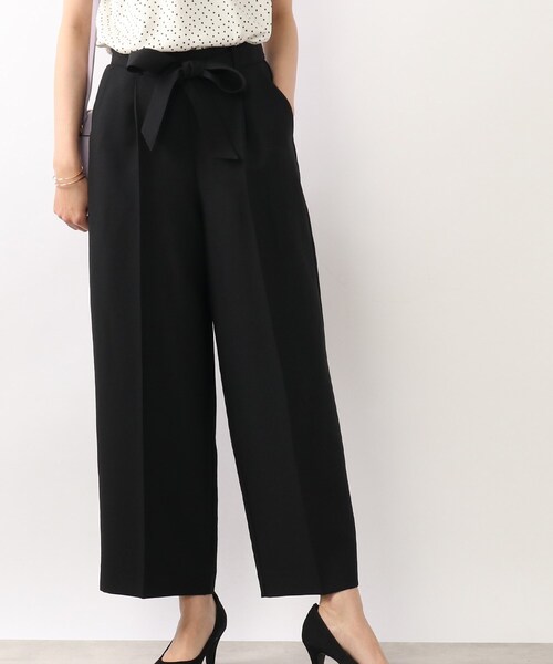 DRESKIP（ドレスキップ）の「◆共ベルト付ワイドパンツ（その他パンツ・レディース・ダークオレンジ/ベージュ系その他5/ブラック・02/03/04）」の2枚目の写真