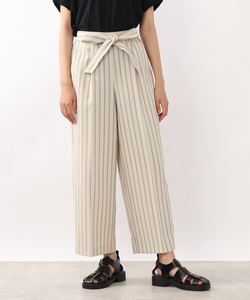 DRESKIP（ドレスキップ）の「◆共ベルト付ワイドパンツ（その他パンツ・レディース・ダークオレンジ/ベージュ系その他5/ブラック・02/03/04）」の5枚目の写真