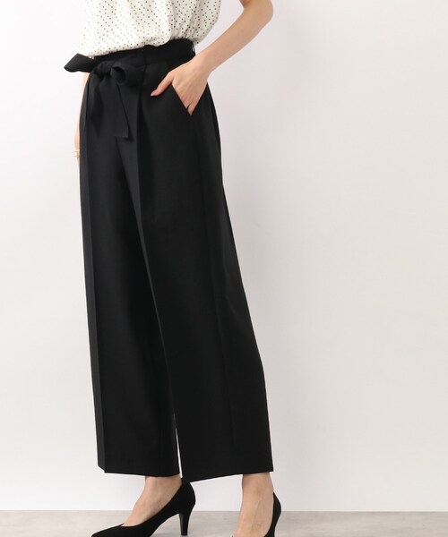 DRESKIP（ドレスキップ）の「◆共ベルト付ワイドパンツ（その他パンツ・レディース・ダークオレンジ/ベージュ系その他5/ブラック・02/03/04）」の12枚目の写真