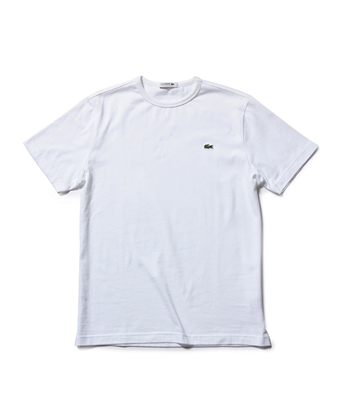 LACOSTE（ラコステ）の「LACOSTE / ロゴ クルーＴ（Tシャツ/カットソー・メンズ・ホワイト/ライトグレー/ネイビー・4/3/2）」の7枚目の写真