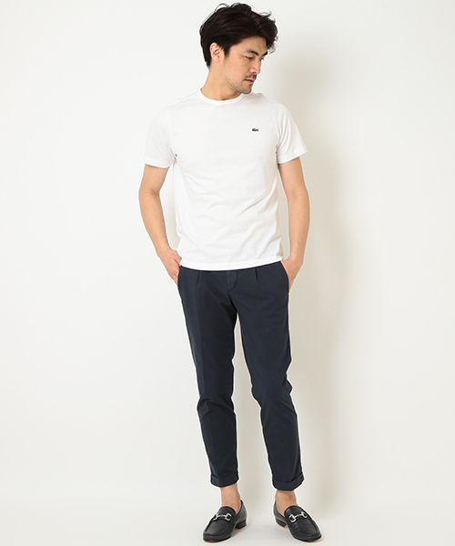 LACOSTE（ラコステ）の「LACOSTE / ロゴ クルーＴ（Tシャツ/カットソー・メンズ・ホワイト/ライトグレー/ネイビー・4/3/2）」の18枚目の写真