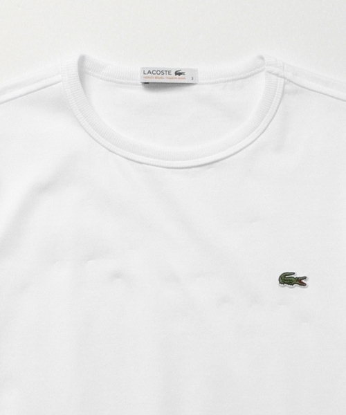 LACOSTE（ラコステ）の「LACOSTE / ロゴ クルーＴ（Tシャツ/カットソー・メンズ・ホワイト/ライトグレー/ネイビー・4/3/2）」の20枚目の写真
