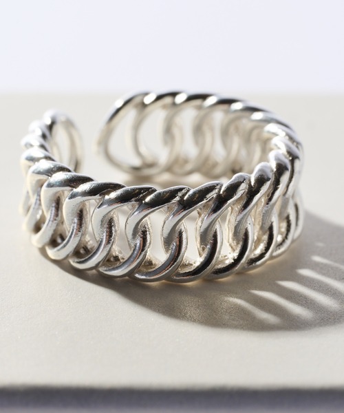 Lui's（ルイス）の「アクセサリーブランド【Ah / アー】 ツイストリング（リング・メンズ・シルバー・FREE）」の3枚目の写真