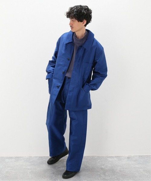 EDIFICE(エディフィス)の「【限定商品】 ETS.MATERIAUX / マテリオ FRENCH WORK カバーオール(ブルゾン・メンズ・ブラック/ブルー・2/1)」の15枚目の写真