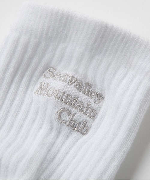 SEA（シー）の「Seavalley Mountain Club リブソックス (2PCS)（ソックス/靴下・レディース・ホワイト・ONE SIZE）」の4枚目の写真